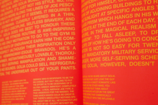THE BOOK BY <br> PIERO GOLIA